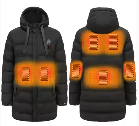 COZY Heated Long Puffer Coat