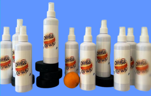 Orange U Glad - all natural antibacterial spray for equipment & cars